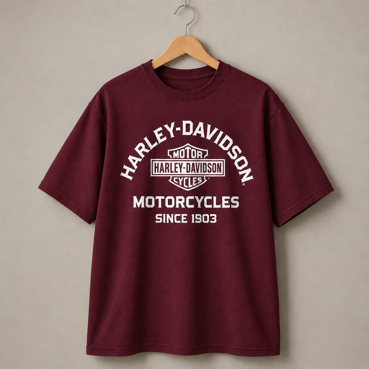 Harley Davidson Motorcycles Since 1903 Vintage Biker Graphic Tee