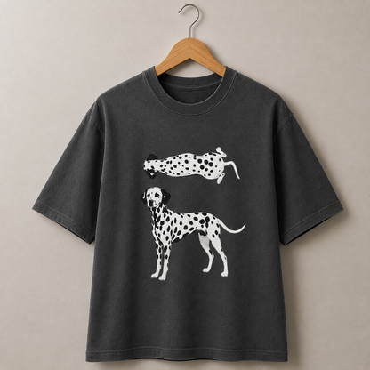 Dalmatian Dog Lover T-Shirt Spotted Dog Graphic