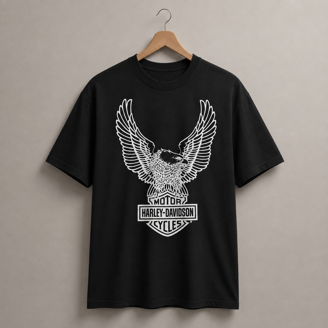 Harley-Davidson Eagle Graphic T-Shirt – Classic Motorcycles Biker Tee Unisex