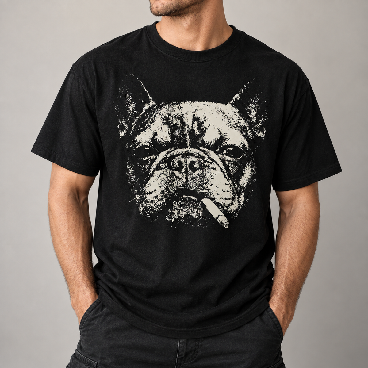 French Bulldog Graphic T-Shirt Funny Frenchie Dog Lover Tee