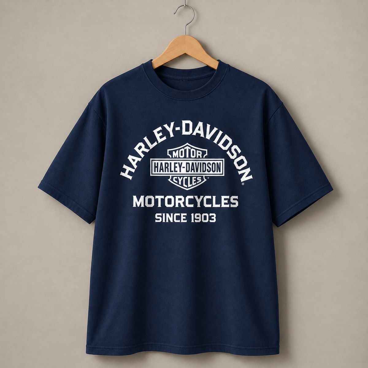 Harley Davidson Motorcycles Since 1903 Vintage Biker Graphic Tee