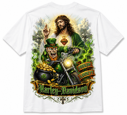 JESUS-Feeling Lucky Short Sleeve Tee