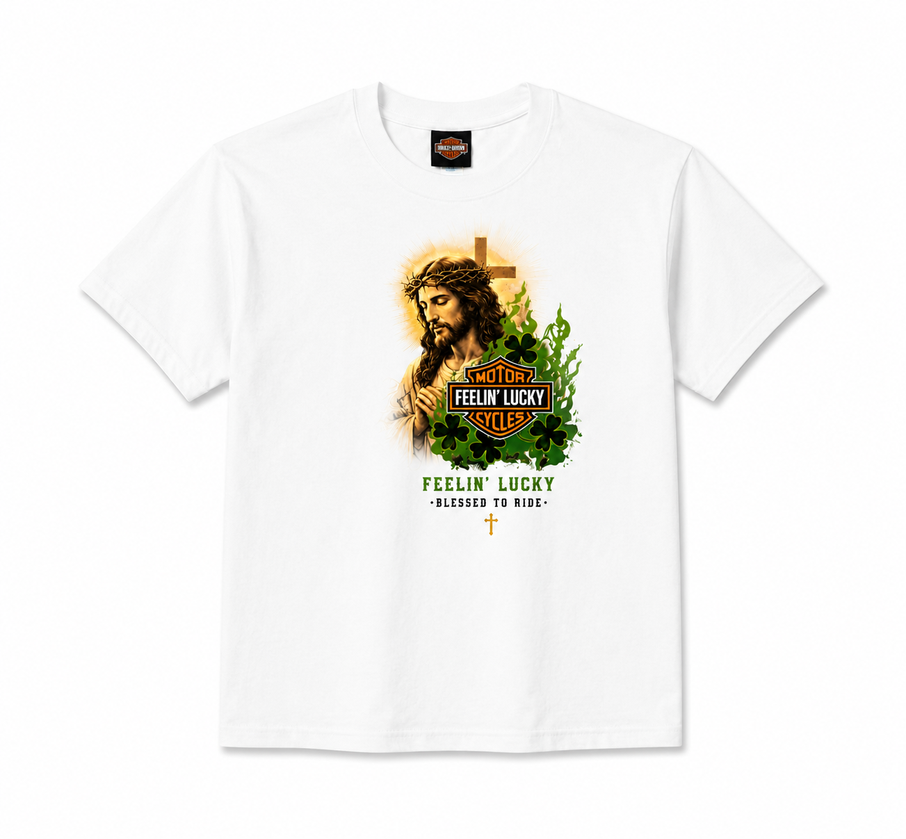 JESUS-Feeling Lucky Short Sleeve Tee