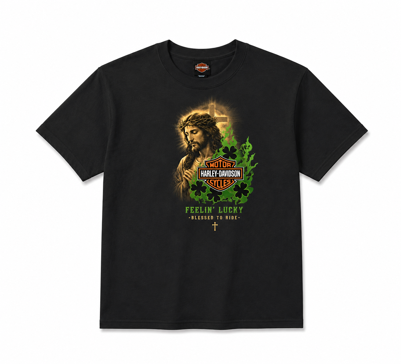 JESUS-Feeling Lucky Short Sleeve Tee