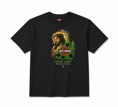 JESUS-Feeling Lucky Short Sleeve Tee
