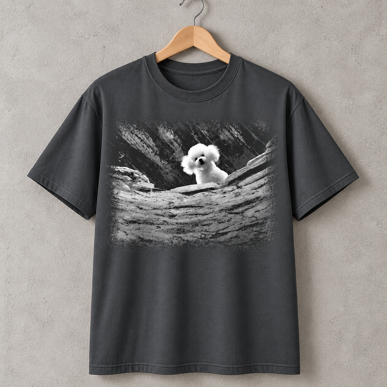 Bichon Frise Silence of the Lambs Horror Movie Funny Halloween T-Shirt