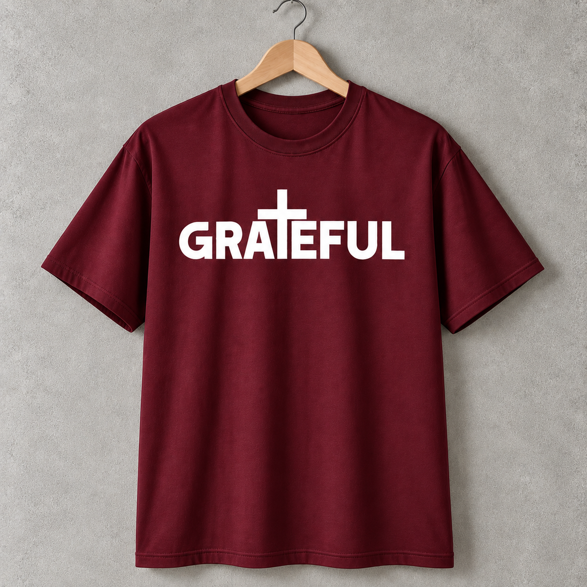 Jesus Christian Grateful Cross T-Shirt, Faith Graphic Tee
