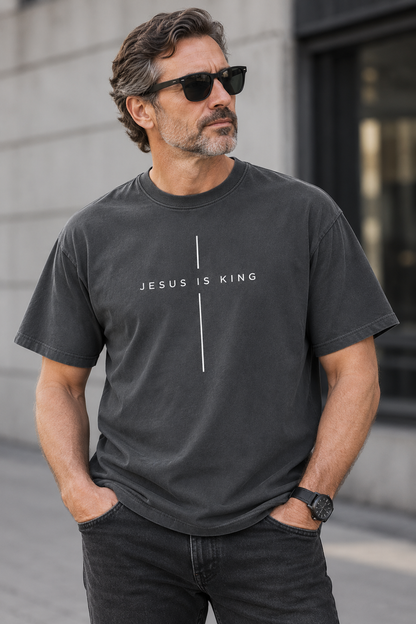 Jesus Is King T-Shirt, Christian Faith Graphic Tee