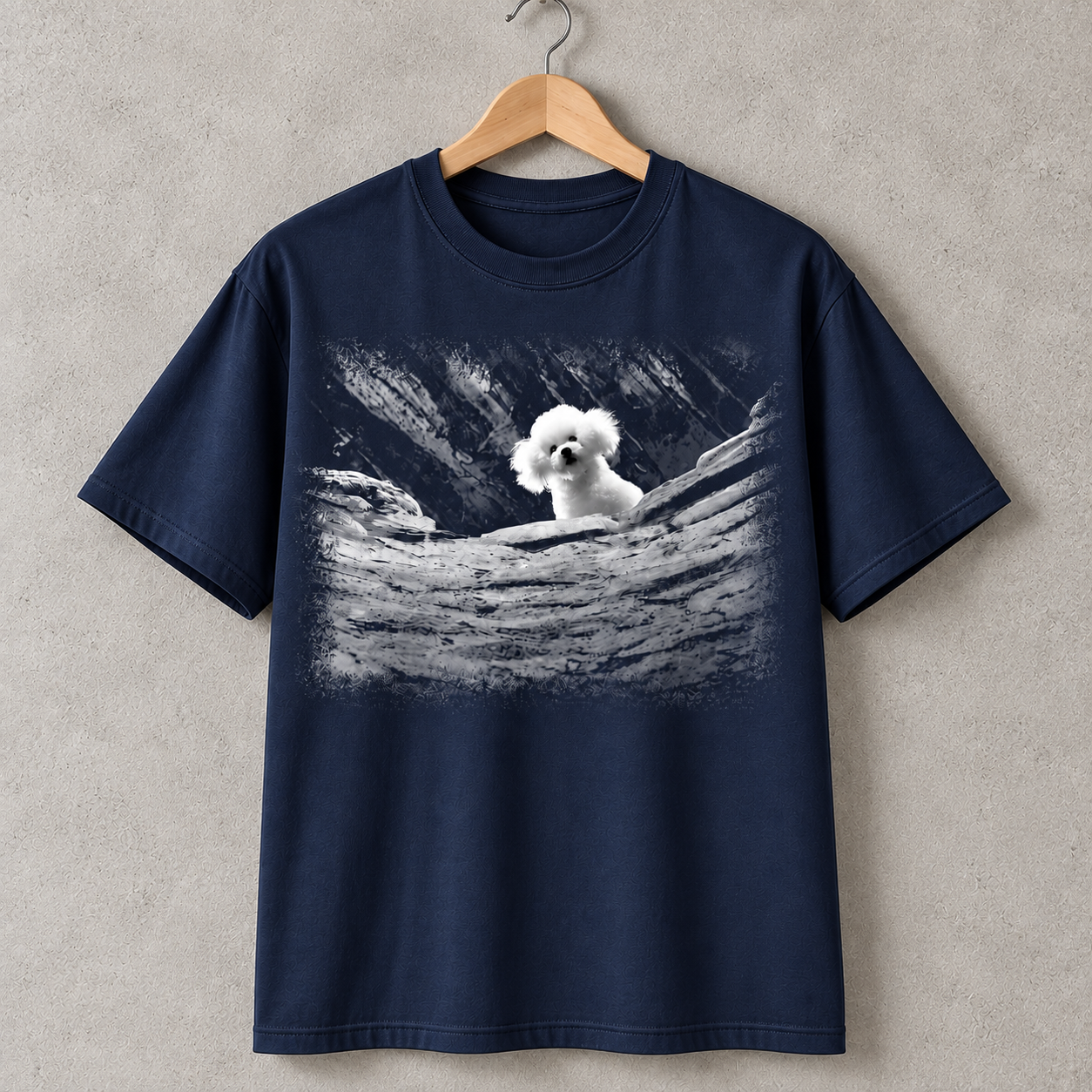 Bichon Frise Silence of the Lambs Horror Movie Funny Halloween T-Shirt