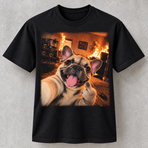 Funny French Bulldog Meme T-Shirt Frenchies Dog Lover