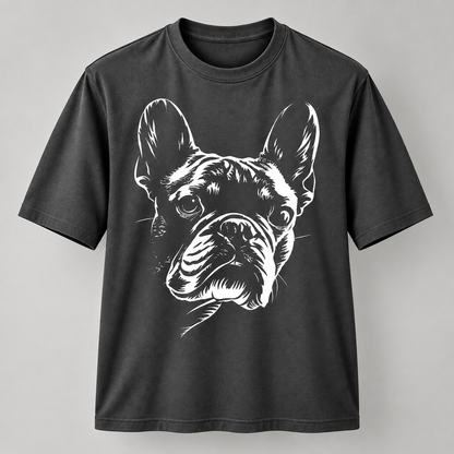 French Bulldog Portrait Graphic Unisex T-Shirt Frenchie Dog Lover