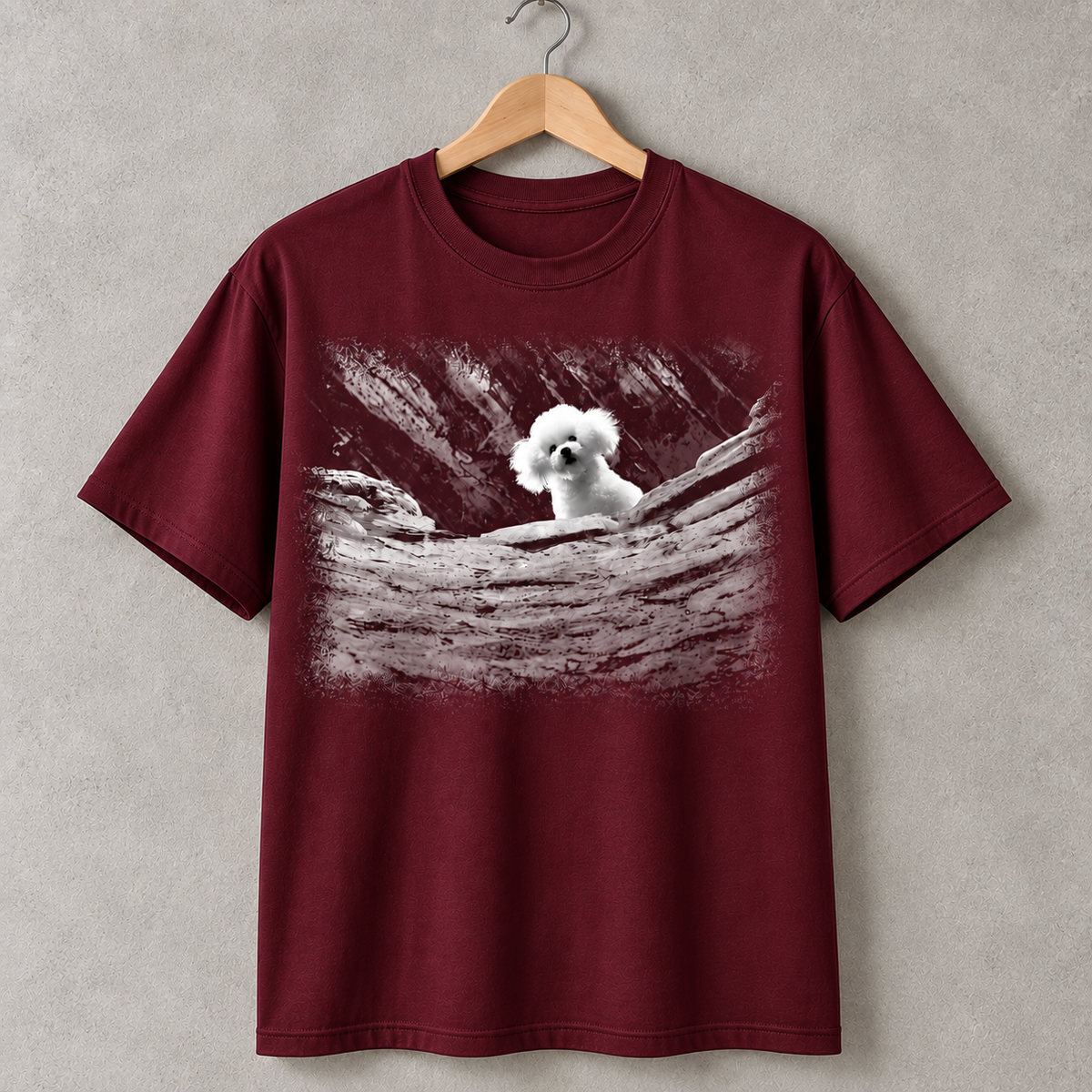 Bichon Frise Silence of the Lambs Horror Movie Funny Halloween T-Shirt