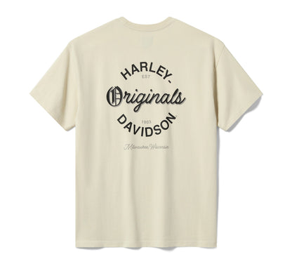 Men's OG Script Short Sleeve T-Shirt - Bone