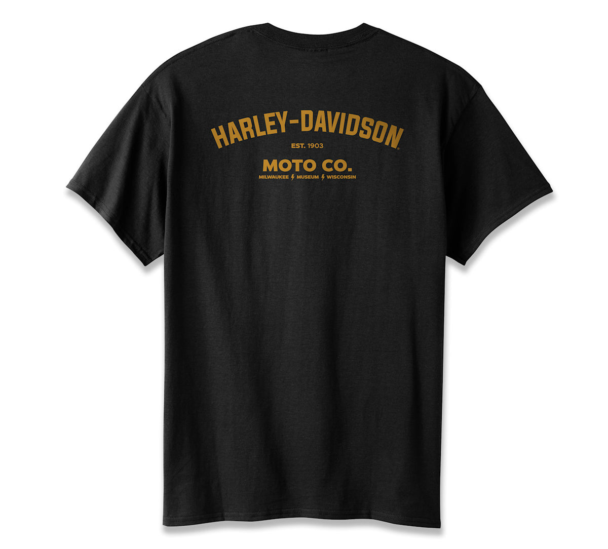 Men's Bar & shield Lightning Bolt Tee