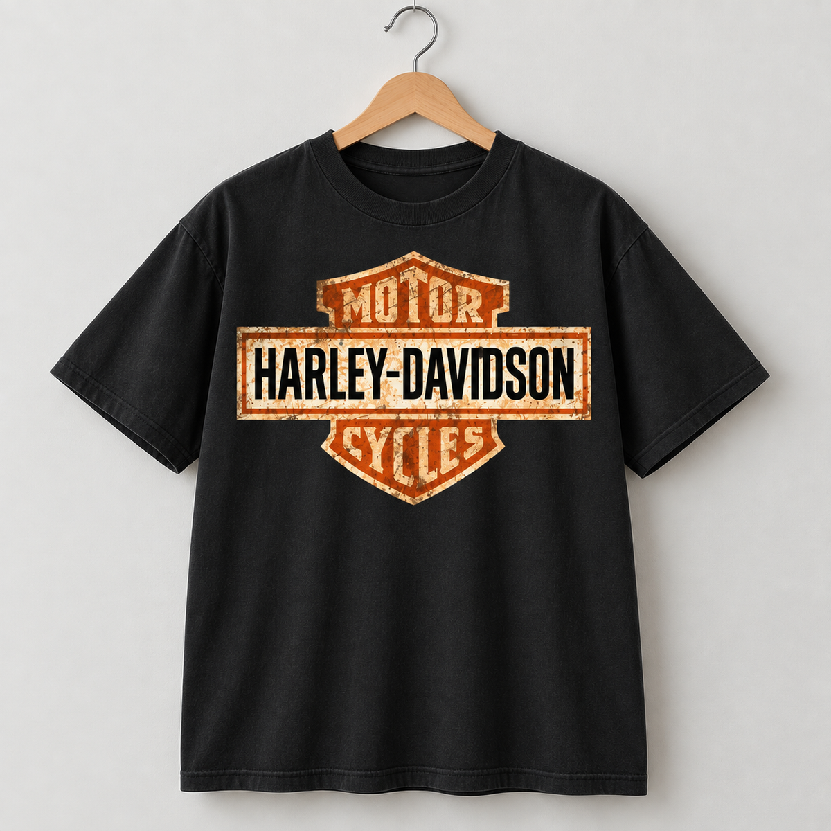 Harley Davidson Motorcycle Graphic Tee Vintage Biker Retro