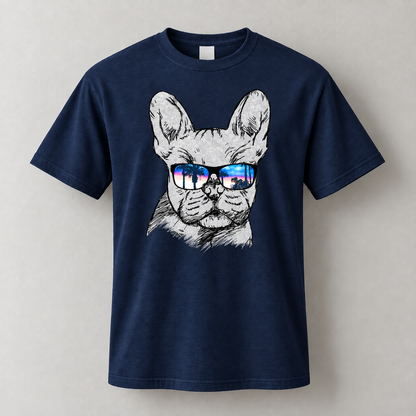 Chill Frenchie Dog Lover Graphic Shirt