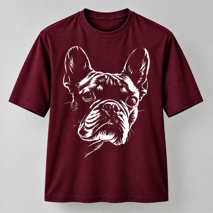 French Bulldog Portrait Graphic Unisex T-Shirt Frenchie Dog Lover