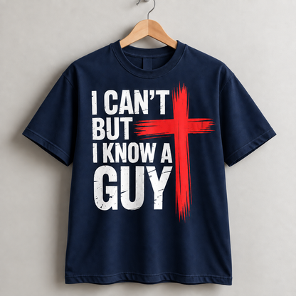 I Can't But I Know a Guy Jesus Christian Cross T-Shirt