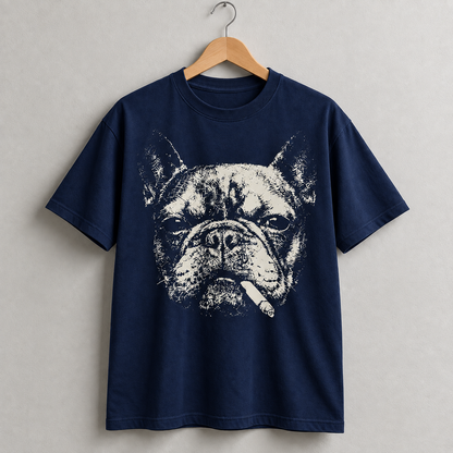 French Bulldog Graphic T-Shirt Funny Frenchie Dog Lover Tee