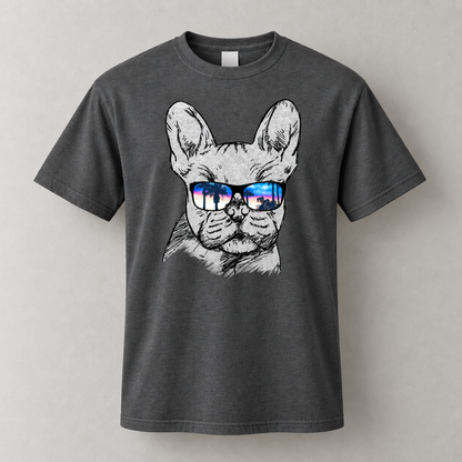 Chill Frenchie Dog Lover Graphic Shirt