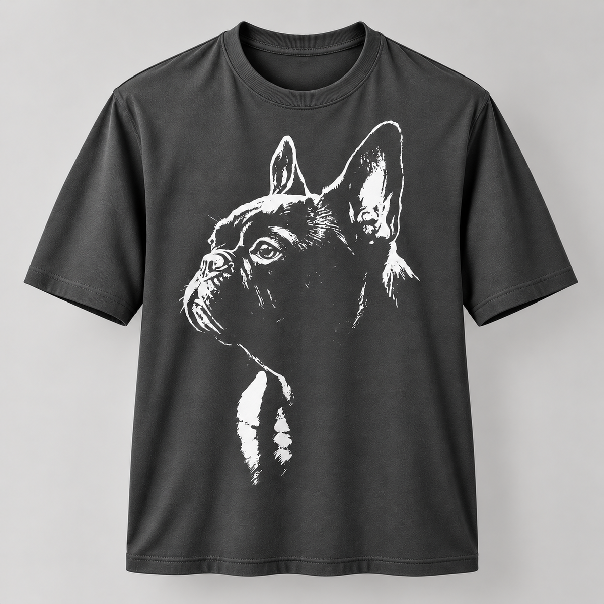 French Bulldog Portrait Graphic Unisex T-Shirt Frenchie Dog Lover Tee