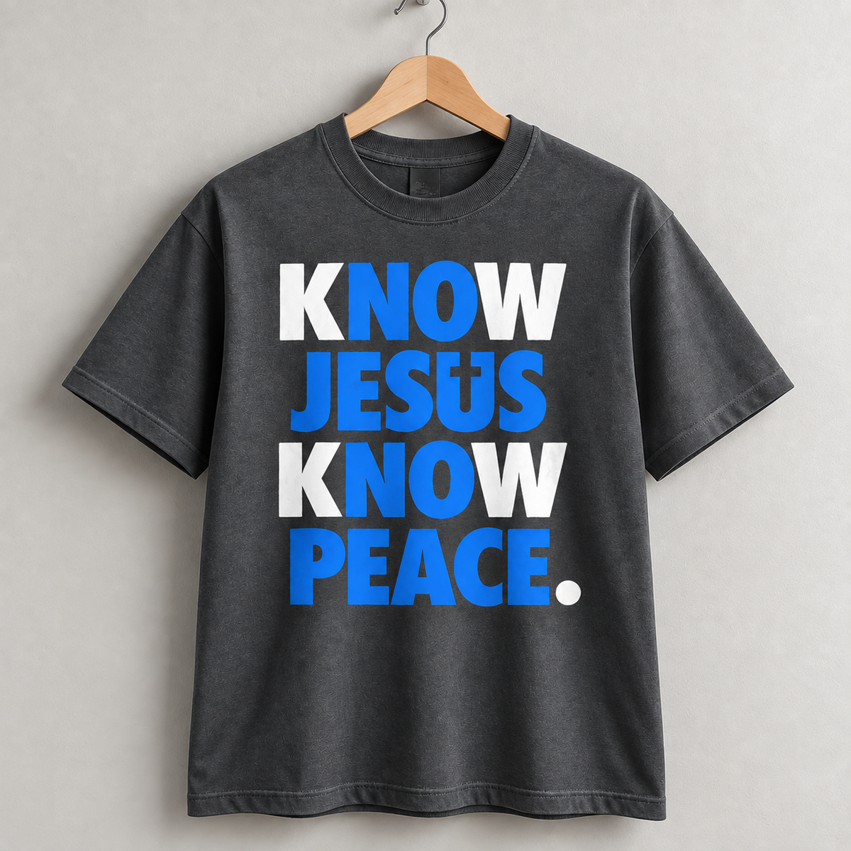 Know Jesus Know Peace Christian Faith T-Shirt