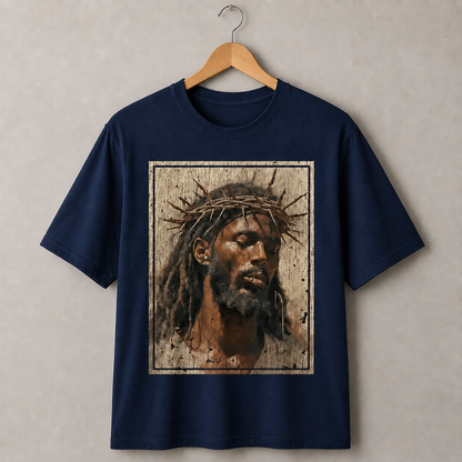 Jesus Crown of Thorns Graphic T-Shirt – Vintage Christian Faith Tee