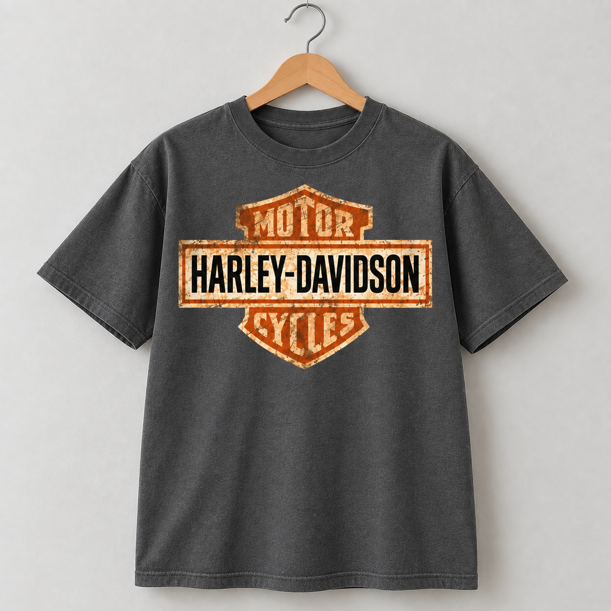Harley Davidson Motorcycle Graphic Tee Vintage Biker Retro