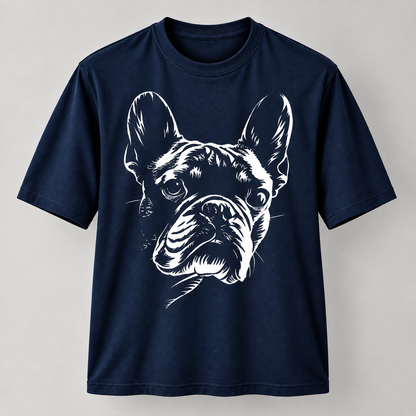 French Bulldog Portrait Graphic Unisex T-Shirt Frenchie Dog Lover