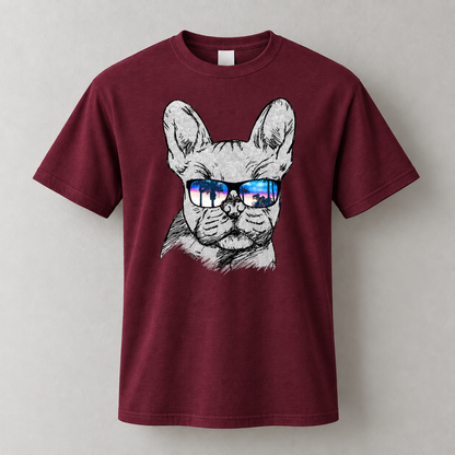 Chill Frenchie Dog Lover Graphic Shirt