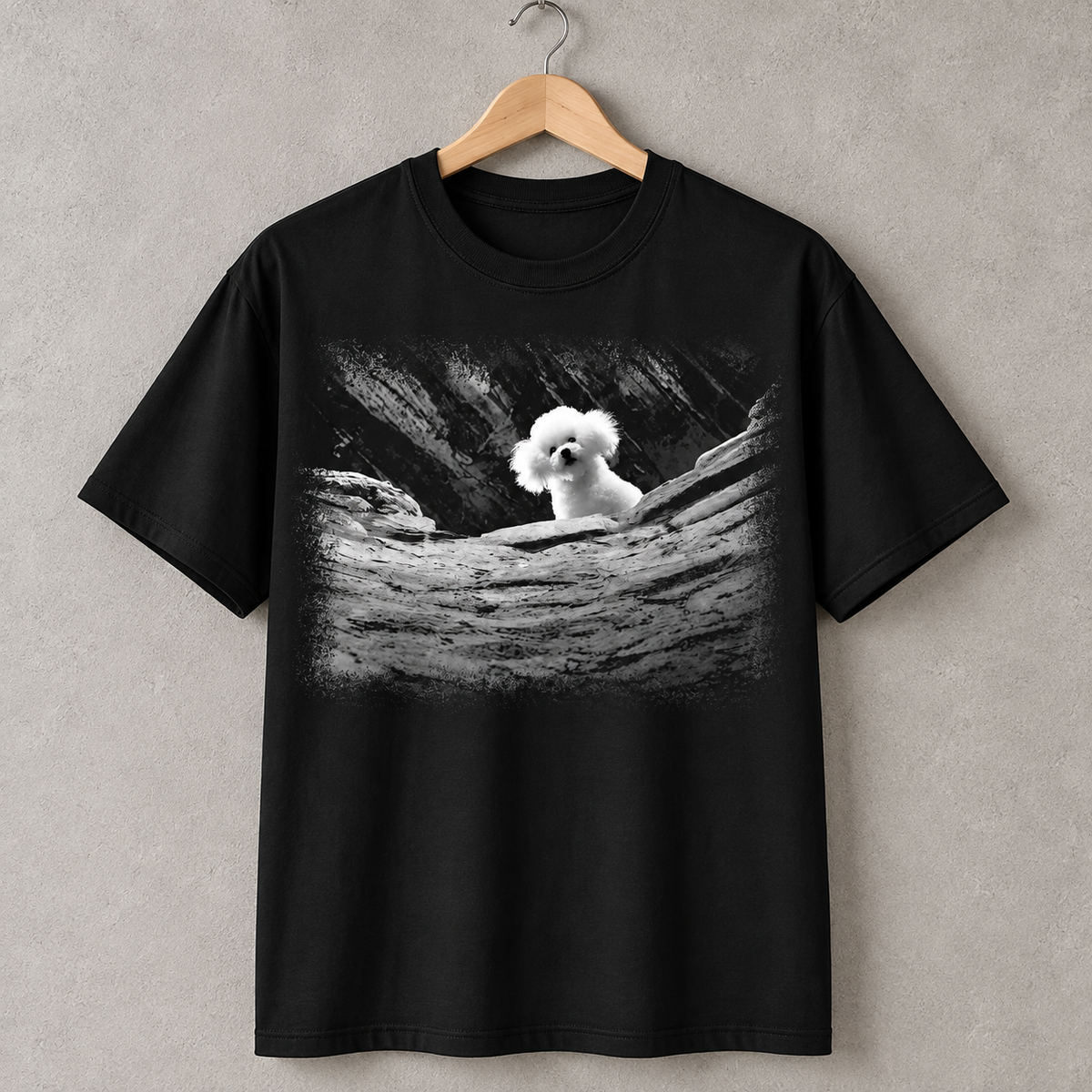 Bichon Frise Silence of the Lambs Horror Movie Funny Halloween T-Shirt