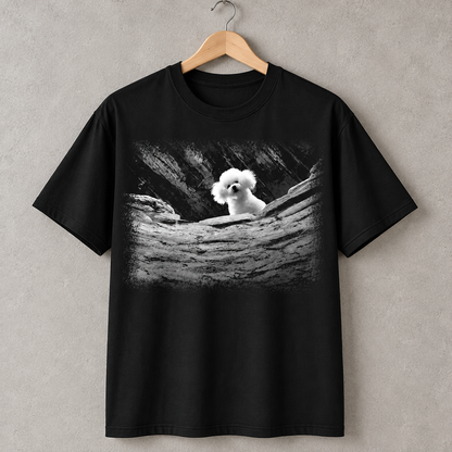 Bichon Frise Silence of the Lambs Horror Movie Funny Halloween T-Shirt