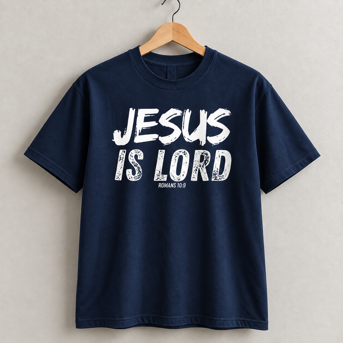 Jesus Is Lord Romans 10:9 Christian Faith T-Shirt